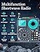 Jazmm Portable Shortwave Radio with 5W Bass Sound, AIR/AM/FM/VHF/SW/WB Worldband Radio with Bluetooth and APP Control, 2000mAh Rechargeable Battery with 9.85 Ft Wire Antenna,Flashlight,Recording