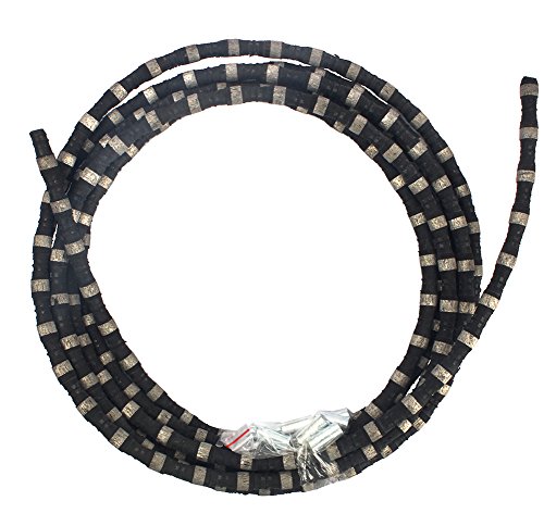 Z-LION Diamond Wire Saw 11mm for Cutting Granite Marble Stone, 5 Meters/Lot