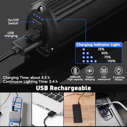 La mejor comparación de Luz bicicleta soporte comprados en linea. 10 Imagen adicional
