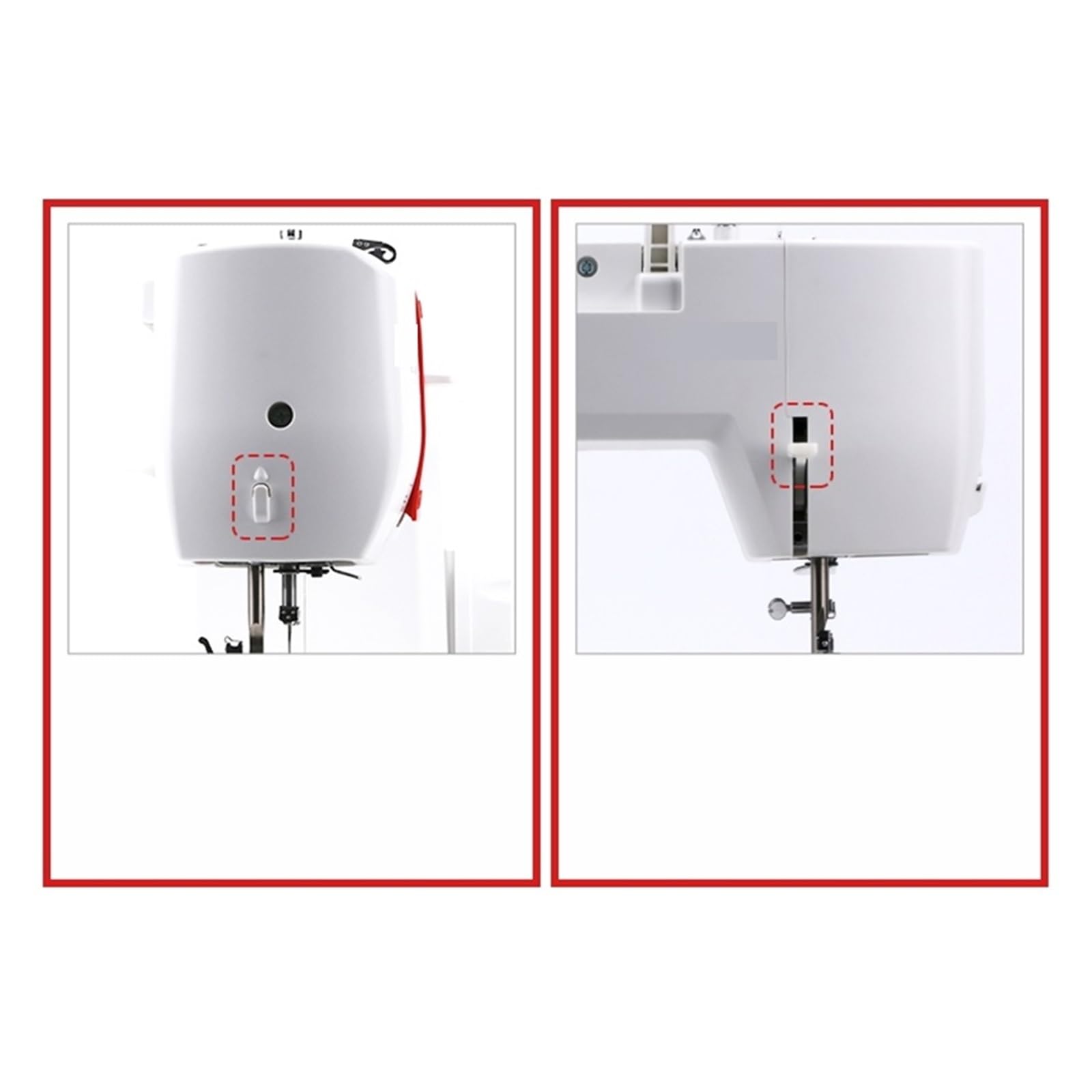 Máquina de Coser eléctrica Multifuncional doméstica de Gran tamaño para Escritorio, con Costura HZL-Q05F, Potente, silenciosa y Estable.