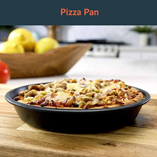 Cosori Air Fryer Accessories, Set Of 6 Fit For Most 5.8Qt And Larger Oven Cake & Pizza Pan, Metal Holder, Skewer Rack & Skewers, Etc, Bpa Free, Nonstick Coating, Dishwasher Safe, 5.8 Qt, Black #TOP6