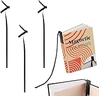 Vista 1 de Superior Essentials Marcapáginas magnético de cuero auténtico, marcapáginas bíblicas de cinta larga para amantes de los libros, amplifica tu amor