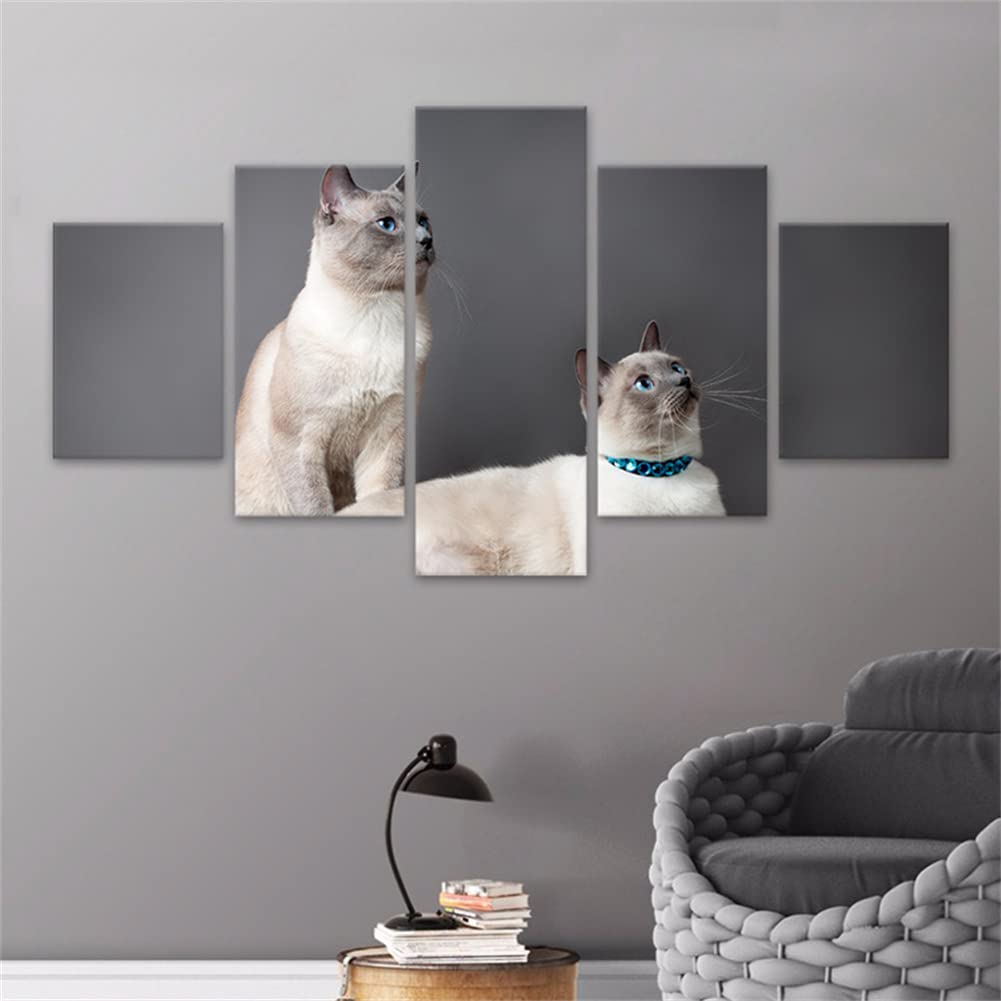 Peinture diamant grand format 5D de Noël avec strass carrés pour décoration murale