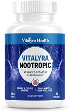 Vitalyra Nootropic Brain Supplement for Memory, Focus & Energy - 12-in-1