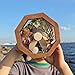DECHOUS Wooden Kaleidoscope Toy for Kids - Rotating Design Kaleidoscope for Outdoor Fun Inspires Creativity and Imagination Educational for Boys and Girls