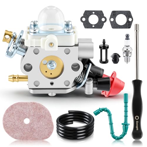FS56RC Carburetor for Stihl FS56 FS56C FS56R FS56RC FS70C FS70R FS70RC HT56C KM56RC Trimmer Weed Eater Replace C1M-S207A 41441200603 41441200600 with Air Filter Turn Up Kits