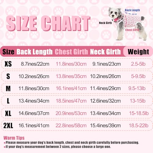 Image of FEimaX Dog Surgery Recovery Suit Female and Male Spay with Pee Hole, Pet Body Suits for Puppy After Spayed, Neuter Surgical Onesie for Small and Medium Dogs Cats, Alternative Bandages E-Collar & Cone