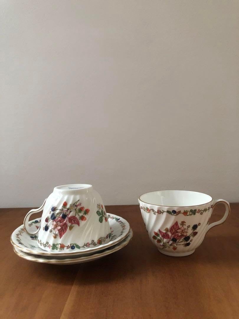 2客AYNSLEY SOMERSET カップ&amp;ソーサー