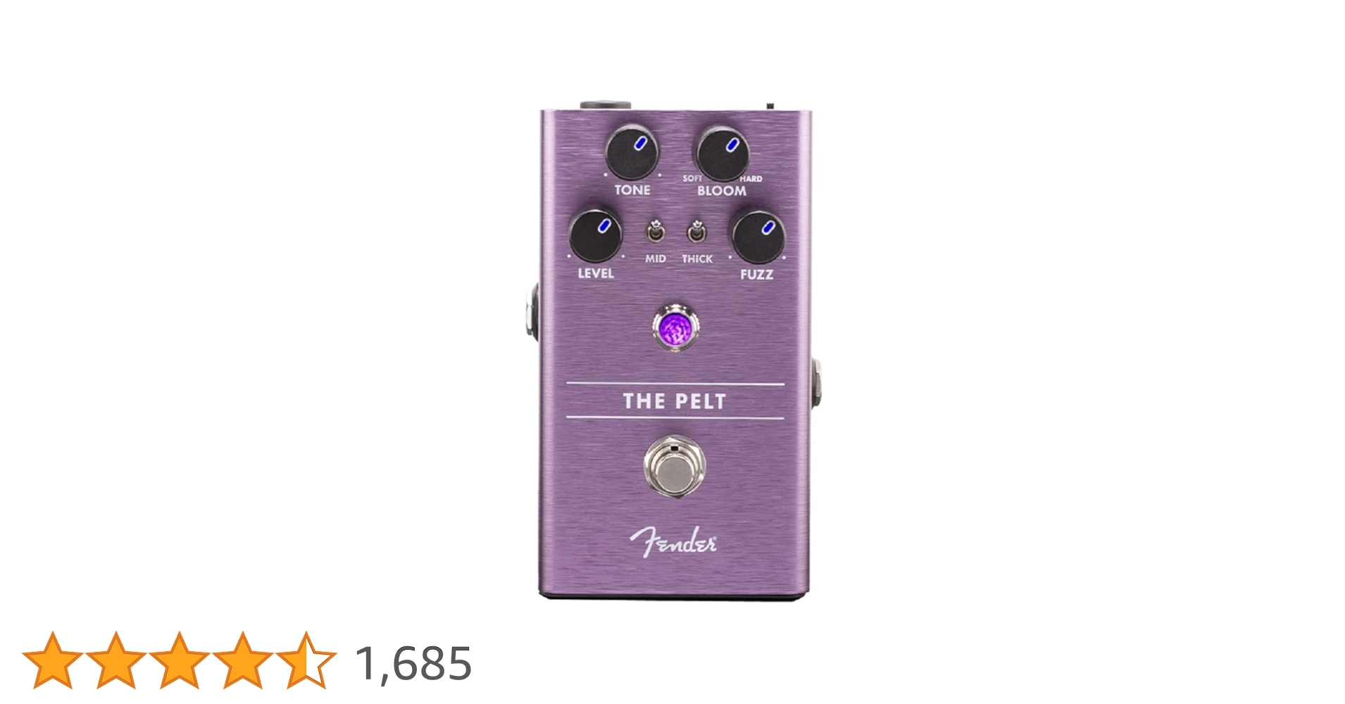 THE PELT Fender エフェクター ファズ Amazon | Fender エフェクター The Pelt Fuzz | ワウ | 楽器・音響機器