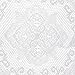 Juvale 59 Inch Round White Lace Tablecloth, Elegant Table Cover for Wedding Reception and Vintage-Style Decor