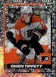 2024-25 Topps NHL Stickers #360 Owen Tippett Philadelphia Flyers Foil Officially Licensed Hockey Sticker (smaller than regular card, paper thin)