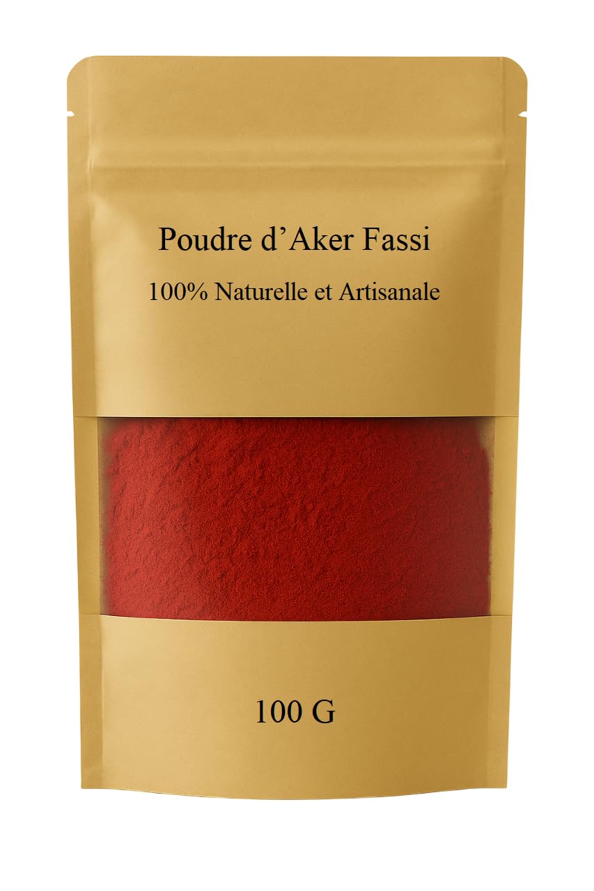 Poudre Aker Fassi 100% Naturelle Du Maroc – Soin éclat Pour Le Visage, 5g