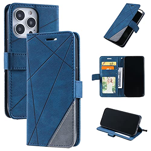 WenBaby Coque pour Nokia 7.2/Nokia 6.2,Etui en Cuir PU Portefeuille Housse,Antichoc Flip Stand Fonction,Fermeture Magnétique,Bleu