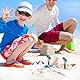 18 Stück Strand Deko, Mini Stranddekorationen Mini Liegestuhl Deko, Kleine Palme Sonnenschirm Strandkorb Miniatur Deko, Strand und Meer für DIY Zen Garten Dekoration Geschenk