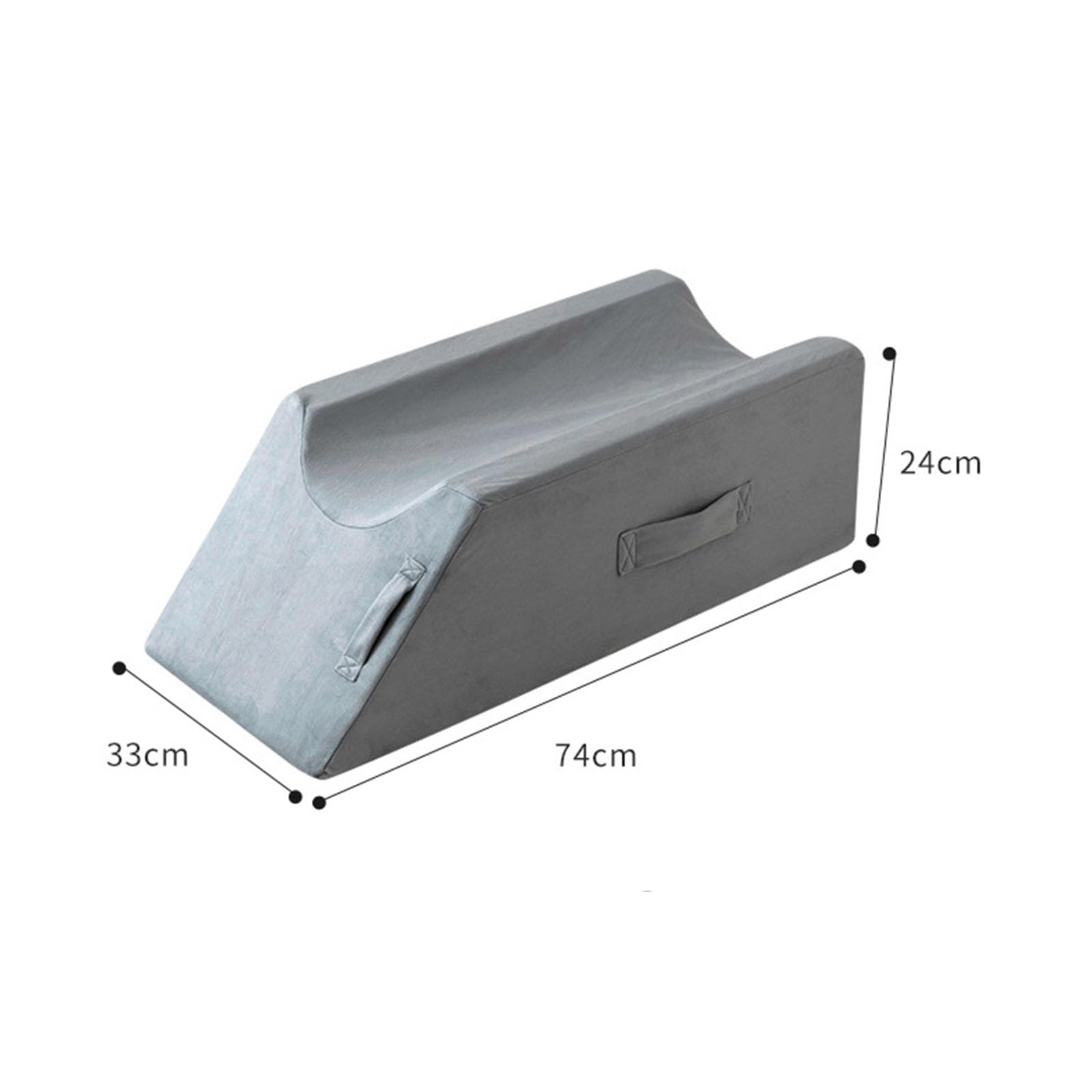 Almohada de alivio de presión para las piernas, diseño ergonómico de espuma viscoelástica para dormir cómodamente