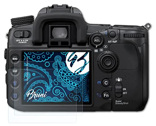 Bruni Screen Protector compatible with Sony Alpha a700 DSLR-A700 Protector Film, crystal clear Protective Film (2X)