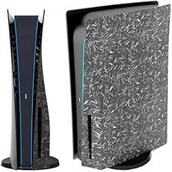 Ventilador Para Forja Q-View Placa frontal hidráulica PS5 con diseño personalizado - Placas de cubierta PS5 Versión en disco con diseño personalizado - Accesorios premium PS5 de Q-View (carbono forjado)