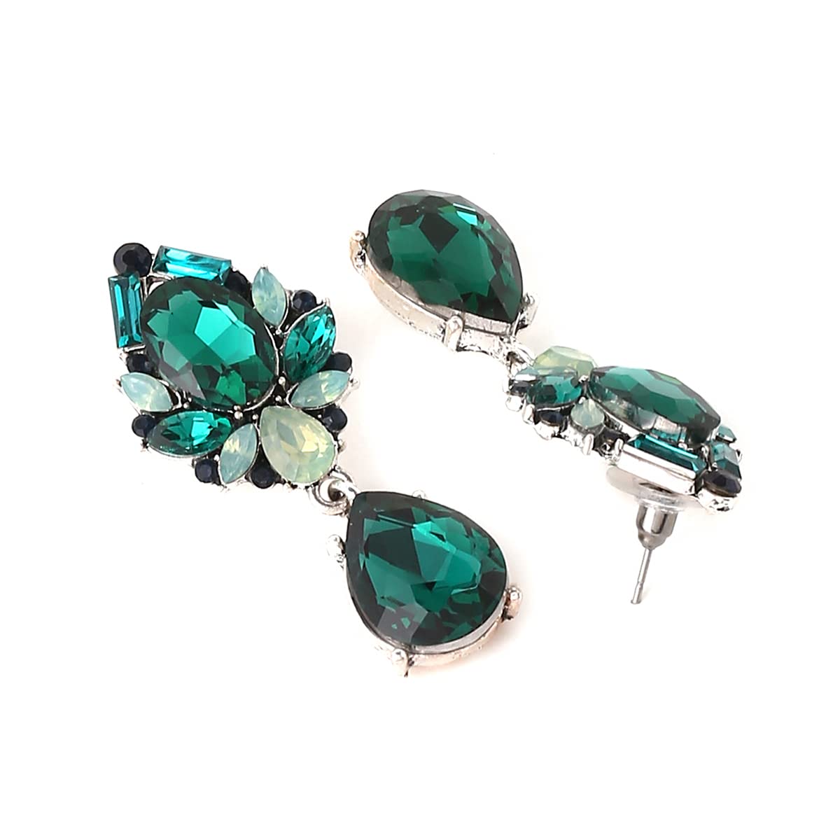 Crystal Tear Drop Earrings