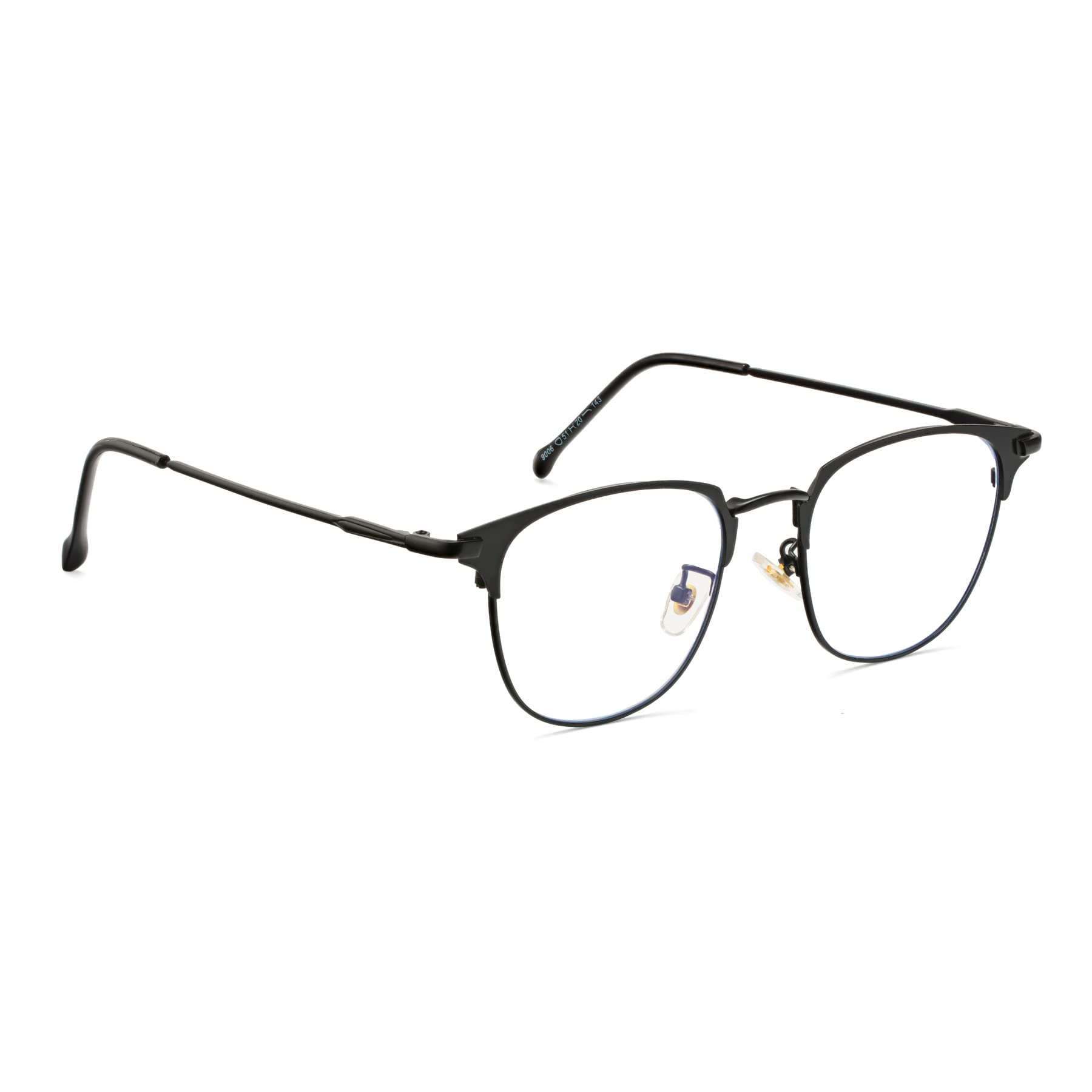 ROYAL SON Round Blue Ray Cut Computer Glasses for Eye Protection Men Women Transparent