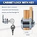 Cabinet Cam Locks Keyed Alike，5/8