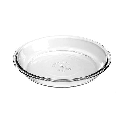 Anchor Hocking Oven Basics Pie Plate Glass, 9", 9", Clear