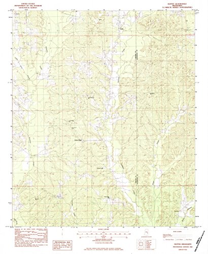1982 Duffee, MS - Mississippi - USGS Historical Topographic Map