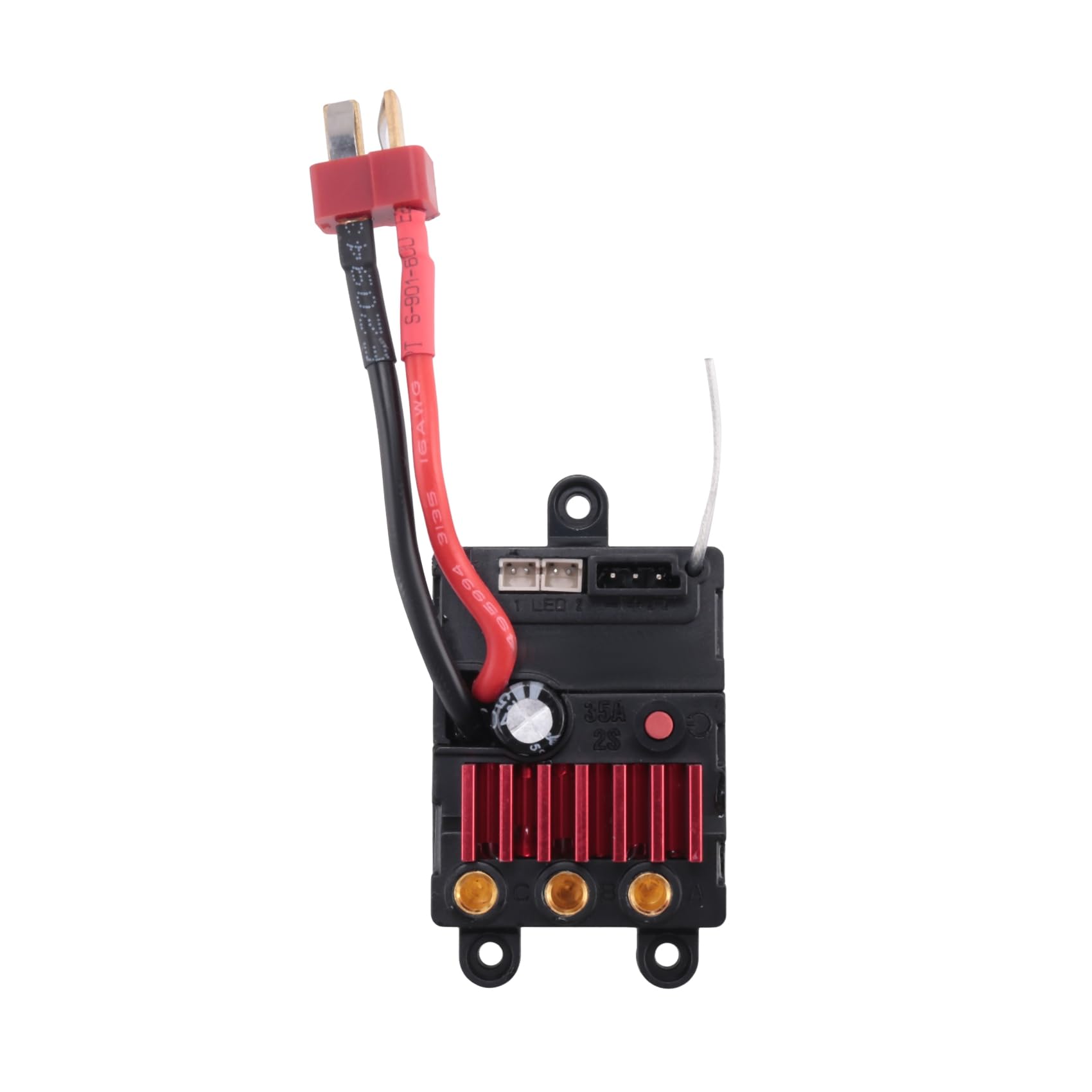 ContrôLeur de Vitesse ESC sans Balais pour SCY 16101 16102 16103 16201 Pro 1/16 Mise à Niveau de Voiture RC sans Balais PièCes Accessoires