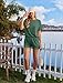 Ekouaer Womens Pajama Sets Short Sleeve Lounge Sets 2 Piece Pjs Tops and Shorts Outfits Matching Loungewear with Pockets Forestgreen