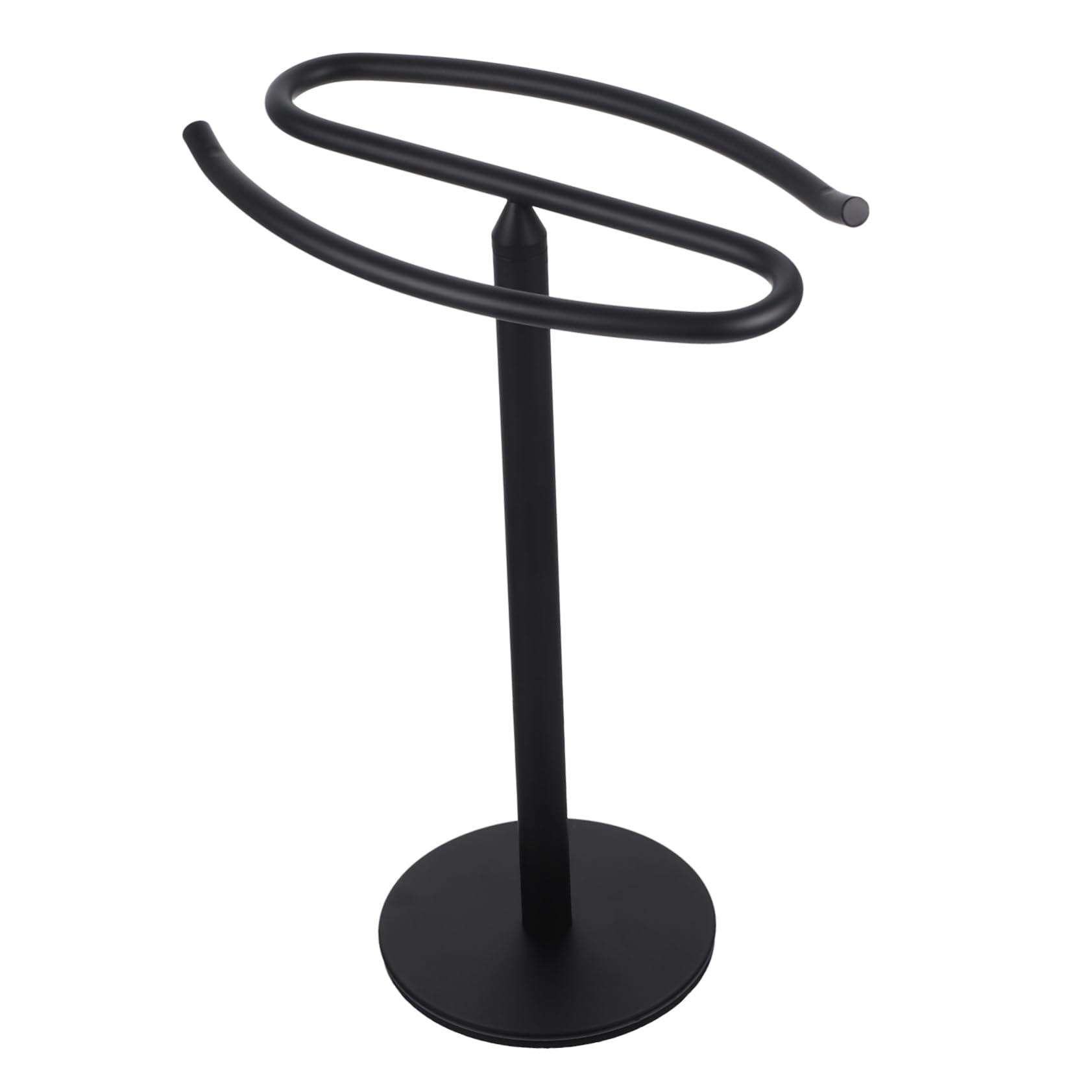 Porte-serviette pied en acier inoxydable pour rangement vertical de salle de bain