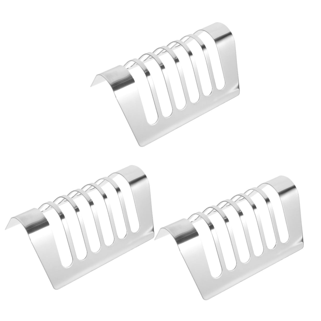 Cabilock 3pezzi Per Toast Inossidabile Pane Riutilizzabile Design Ordinato Per Per Sliced Bread e Toast Resistente e Versatile Per e