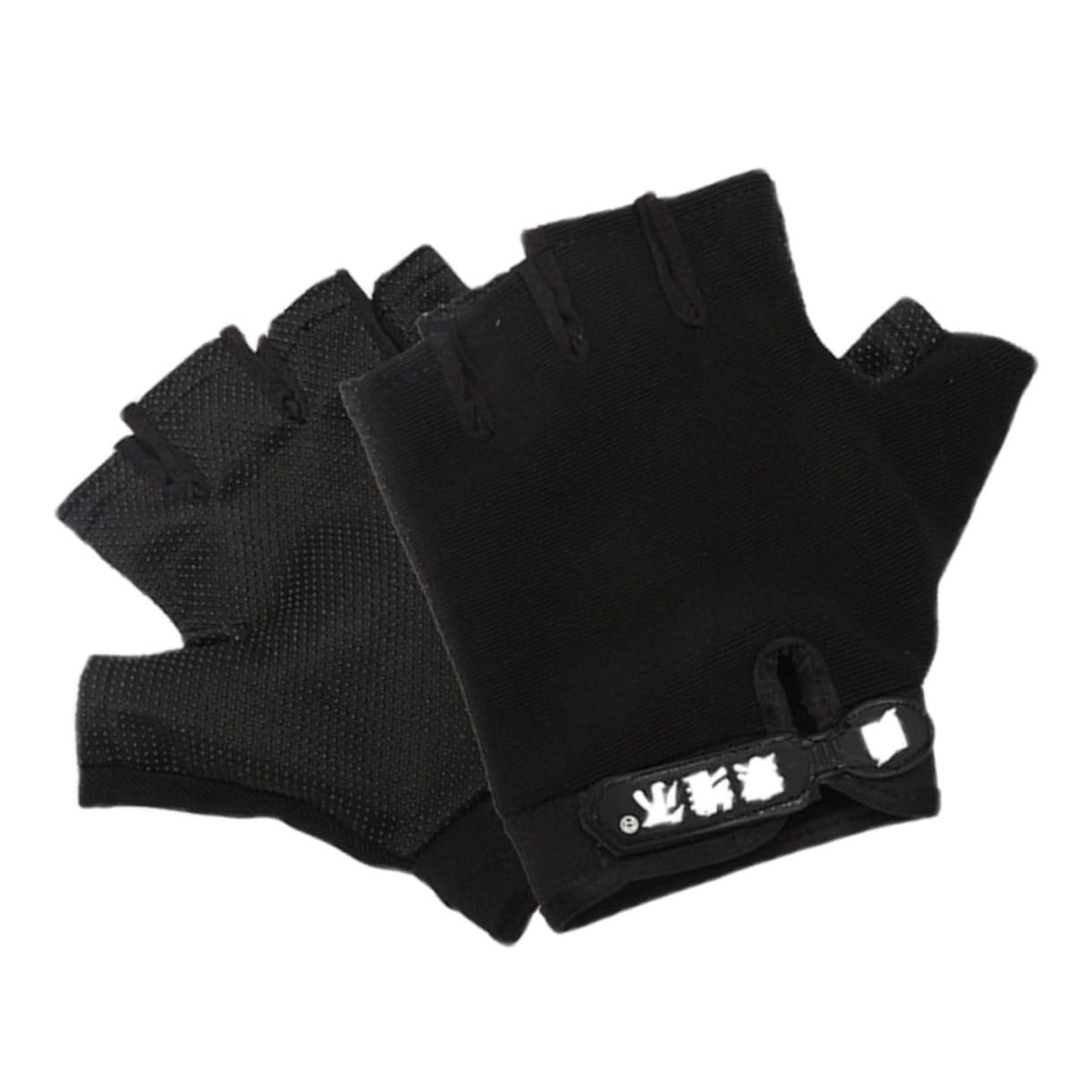 GRIRIW 1Pair Breathable Half Finger Skid Workout Gloves for Fitness Training Durable Lifting Gloves with Flexible Grip and Heat Dissipation Design for Weightlifting and Gym