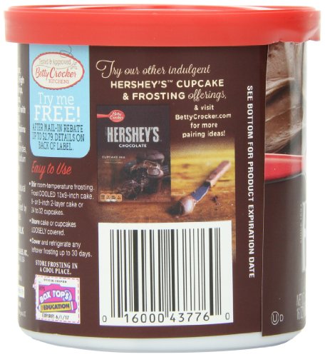 Betty Crocker Gluten Free Hershey's Milk Chocolate Frosting, 16 Oz. (Pack Of 8) #TOP3