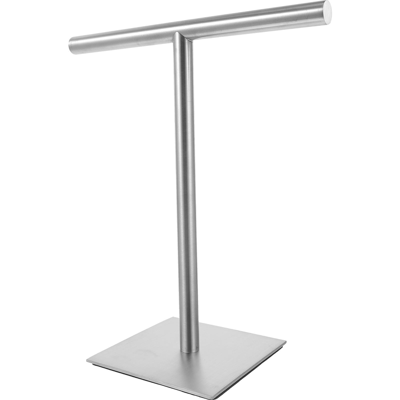 Support de serviette de table en T stable et élégant en acier inoxydable