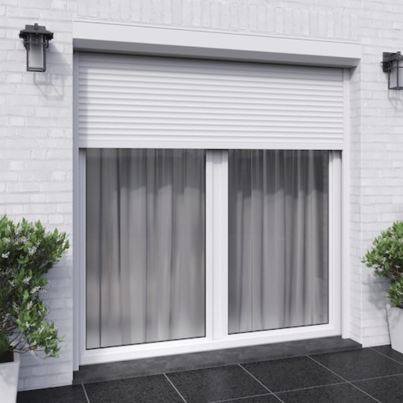 Volet Roulant Radio ALU H220 cm x L240 cm Blanc