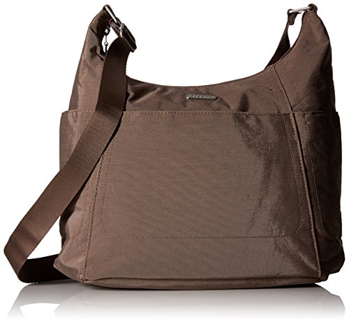 Baggallini Hobo Tote - Lightweight, Water-Resistant Travel Purse With Multiple Pockets and Removable Wristlet