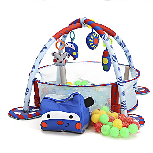 IRSAMAX Mat, Baby Activity Gym, 3 In1 Baby Gym, Floor Mat, Infant Play Mat, Baby Crawling Mats, Kids Play Mat Newborn to Toddler, Helps to Grow & Touch Subjectâ€™s Feeling & Grab Them