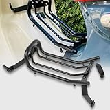 🟡[ Contenuto della confezione ] --- 1 supporto portamoto per Super Cub CT 125, con bulloneria di montaggio inclusa; ⭕️[ Opzioni colore ] --- Nero, finitura con resistente verniciatura a polvere nera. Anodizzato duro per una finitura resistente e anti-scheggiatura.