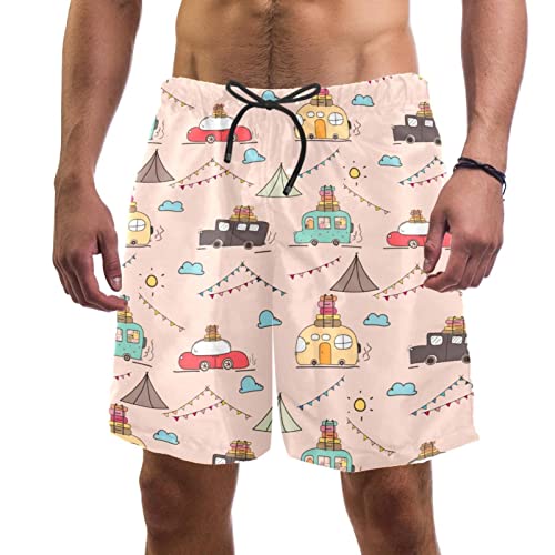 Short de plage JDEZ maillots de bain hommes pour le surf et bain