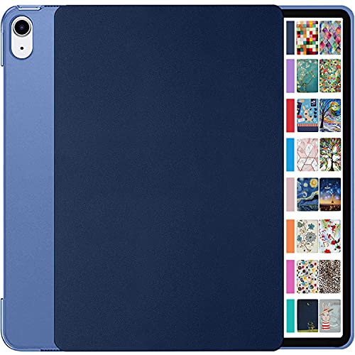 Image of DuraSafe Cases for iPad PRO 11 Inch 1 Generation [ PRO 11 1st 2018 ] A1980 A1934 A2013 A1979 MTXN2HN /A MTXP2HN /A MTXR2HN /A Slim Hard Shell Protective Stand Cover - Navy Blue