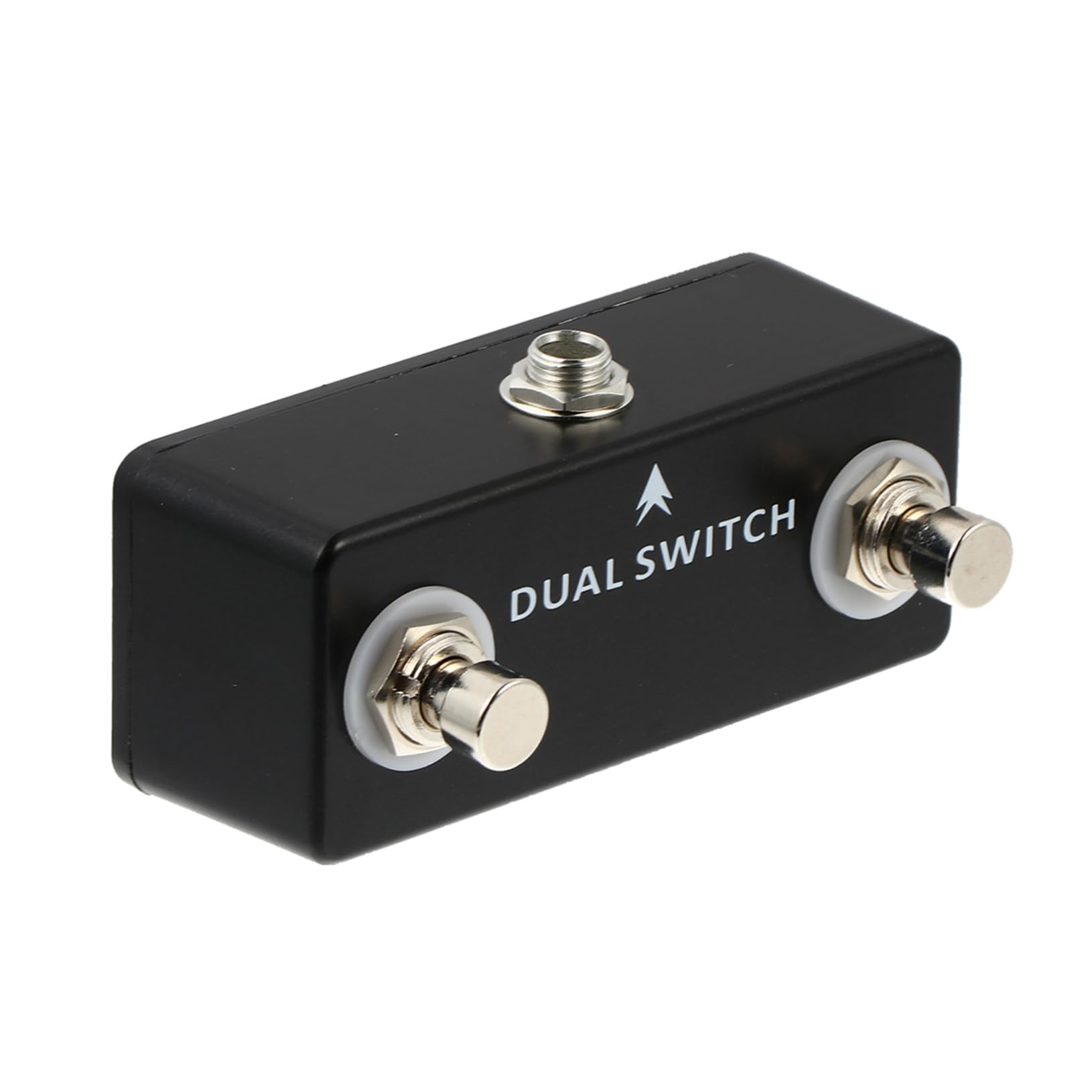 SUPVOX Guitar Foot Switch Pedal Dual Foot Controller Footswitch Guitar Pedal Switcher Sturdy Metal Shell Easy to Use