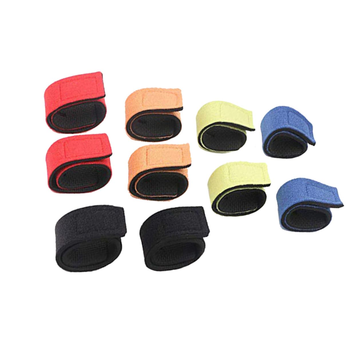 Sosoport Rod Ties for Fishing Pole 8 Pcs Elastic Bandages Outdoor Fishing Straps Durable and Easy to Use