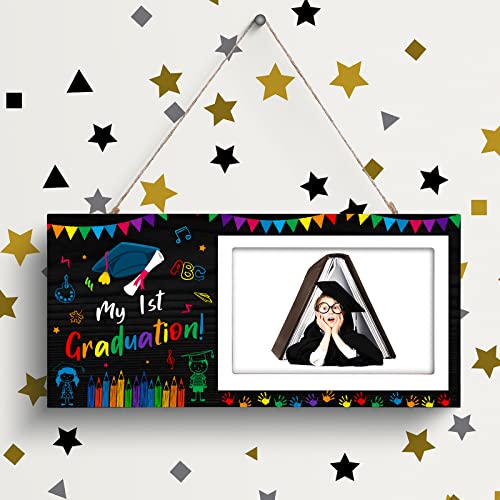 Jetec 2023 Pre K Graduation Kindergarten Preschool Graduation Picture Frame Holds 4 X 6 Inch Photo Preschool Graduation Gift For Kids Boy Girl First Preschool Graduation Party Decoration (1St Grad) #TOP6
