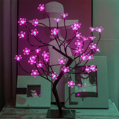 64% Off Cherry Blossom Bonsai LED Tree with Remote Control - Image 6