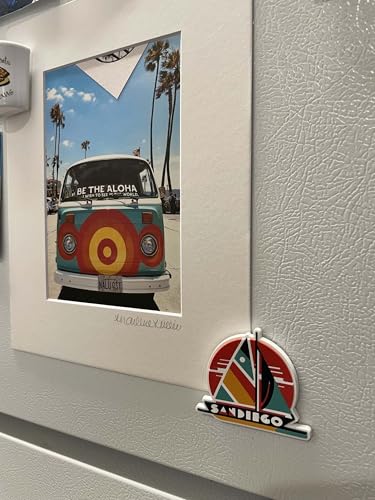 Imán de Refrigerador Vagabond Heart San Diego PVC miniatura 2
