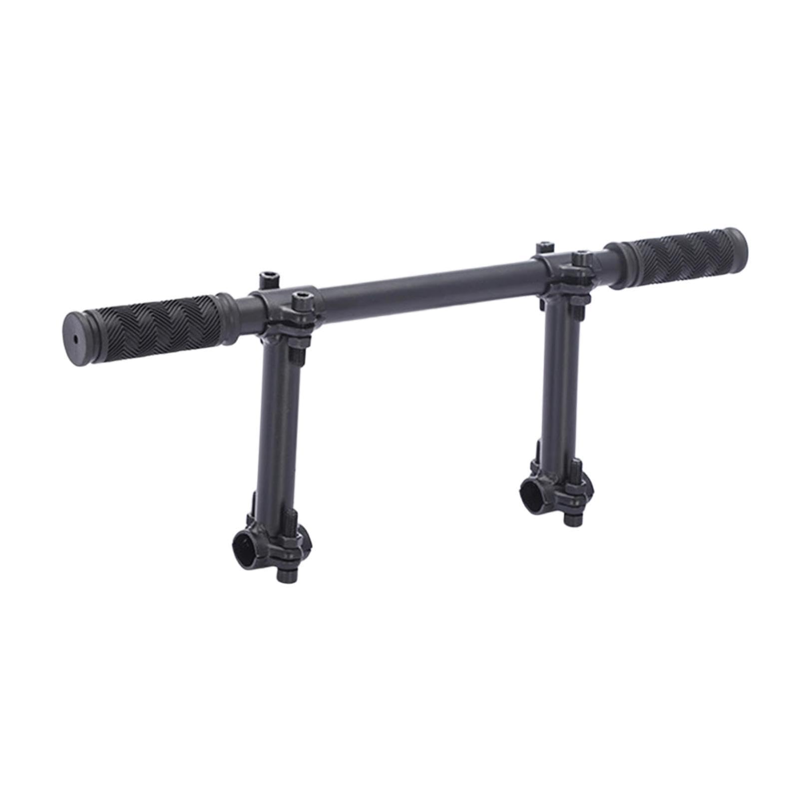 Ronyme Handlebar Extenders Handlebar Extension, Sturdy, Accessories, Ergonomic Practical Metal Durability Double Clamp Mounting Base, for Mountain Bike