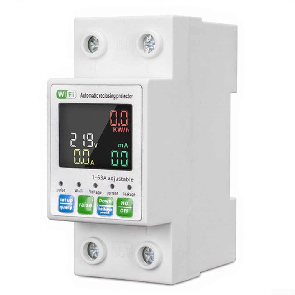 Disjoncteur WiFi 63A télécommande application et moniteur de tension
