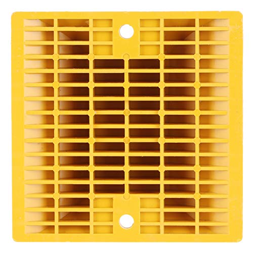 MOUMOUTEN 6 Stück Katzenaugen Reflektierende, 9,5cm Doppelte Gelbe Kunststoff Rückstrahler Boden Markierungsnägel, für Auffahrt, Parkplatzmarkierung, Bremsschwellen, Bürgersteige
