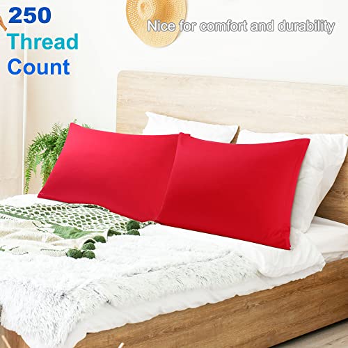 sourcingmap 100% Egyptian Cotton Pillowcases 2 Pack - Image 2