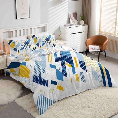 Housse de couette 200x200 anti-plis en microfibre douce avec fermeture éclair - 2