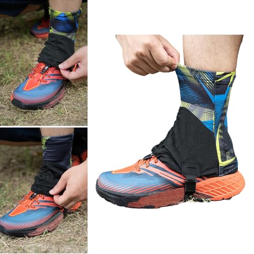Outdoor Trail Gaiters Low Ankle Gaters Protective Shoe Covers Breathable Sand Prevention for Running Hiking Trail Racing2
